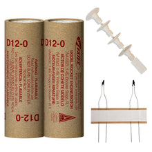 Load image into Gallery viewer, Estes D12-0 Booster Stage Model Rocket Engine Pack - Includes 2 Engines with Starters & Plugs (1565)