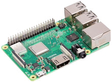 Load image into Gallery viewer, Raspberry Pi 3 Model B+ with 1.4GHz 64-bit quad-core processor, dual-band wireless LAN, Bluetooth 4.2/BLE, faster Ethernet, and Power-over-Ethernet support