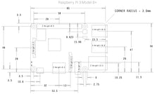 Load image into Gallery viewer, Raspberry Pi 3 Model B+ with 1.4GHz 64-bit quad-core processor, dual-band wireless LAN, Bluetooth 4.2/BLE, faster Ethernet, and Power-over-Ethernet support