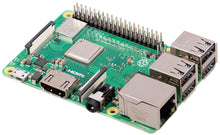 Load image into Gallery viewer, Raspberry Pi 3 Model B+ with 1.4GHz 64-bit quad-core processor, dual-band wireless LAN, Bluetooth 4.2/BLE, faster Ethernet, and Power-over-Ethernet support
