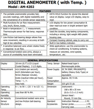 Load image into Gallery viewer, Digital Anemometer - Measures Wind Speed to 90 MPH, Temperature, Knots