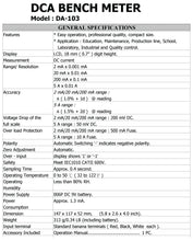 Load image into Gallery viewer, Digital Bench DCA Meter, 5 Amp DC Current (DA-103)