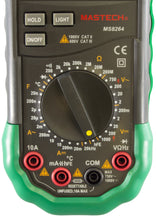 Load image into Gallery viewer, Mastech MS8264 Backlit 30-Range Digital Multimeter with Temperature Measurement