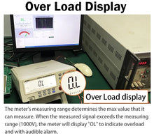 Load image into Gallery viewer, Bench Digital Multimeter with Software for Function Generator via RS-232 Computer Interface (VC8145)