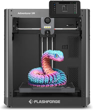 Load image into Gallery viewer, Flashforge Adventurer 5M 3D Printer with Fully Auto Leveling, Max 600mm/s High Speed Printing, 280°C Direct Extruder with 3S Detachable Nozzle, Core XY All Metal Structure, Print Size 220x220x220mm