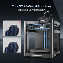 Load image into Gallery viewer, Flashforge Adventurer 5M 3D Printer with Fully Auto Leveling, Max 600mm/s High Speed Printing, 280°C Direct Extruder with 3S Detachable Nozzle, Core XY All Metal Structure, Print Size 220x220x220mm