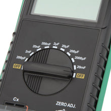 Load image into Gallery viewer, 3½ Digit LCD Display Capacitance Meter, 9 Ranges from 200pF to 20mF