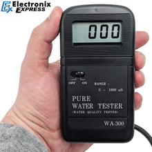 Load image into Gallery viewer, Digital Water Quality Tester, 0 to 1,999µS Range, 3½-Digit LCD Display, Pocket Size, Tests Water Purity / Filter Effectiveness (WA-300)