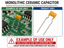 Load image into Gallery viewer, Multi-layer Ceramic Capacitor/Monolithic Capacitor 10% 50V .47 mF