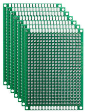 Load image into Gallery viewer, 7 Pack Prototyping Breadboard, 2.75 x 1.97 Inches, 432 Holes, Double-Sided PCBs