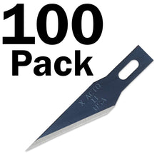 Load image into Gallery viewer, X-Acto 100 Count #11 Classic Fine Point Blades for #1 Knife Handle (X611)