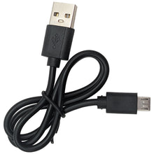Load image into Gallery viewer, 1.5 Foot Black USB-A to Micro USB-B 2.0 Cable - 5-Pin, 28/28AWG
