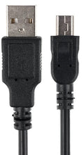Load image into Gallery viewer, 6 Foot USB Type A Male to Mini B USB Cable