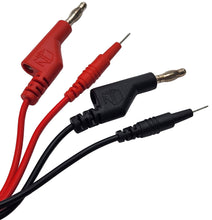 Load image into Gallery viewer, 36" Banana Plug to Breadboard Pin Test Lead Set, Includes 1 Red and 1 Black Lead