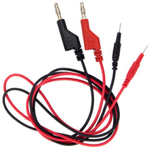 Load image into Gallery viewer, 36" Banana Plug to Breadboard Pin Test Lead Set, Includes 1 Red and 1 Black Lead