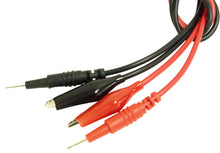 Load image into Gallery viewer, 24-inch Alligator Clip to Breadboard Pin Lead Set, Includes 1 Red and 1 Black Cable