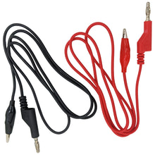 Load image into Gallery viewer, 36-inch Banana to Alligator Clip Test Lead Set, Includes 1 Red and 1 Black