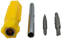 Load image into Gallery viewer, 6-in-1 Screwdriver - Slotted: 3/16", 1/4" - Phillip: #1, #2 - Nut Driver: 1/4", 5/16"