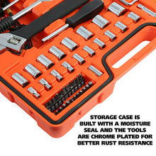 Load image into Gallery viewer, GreatNeck 125 Piece Marine Tool Set, Versatile Boat Tool Kit, Water Resistant Marine Tool Kit Case, Emergency Marine Tool Kit For Boats, Chrome Plated (MS125)