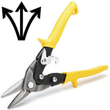 Load image into Gallery viewer, Wiss 9-3/4" Compound Action Straight, Left, and Right Cut Aviation Snips (M3R)