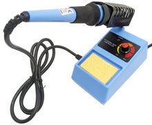 Load image into Gallery viewer, Temperature Adjustable Soldering Station, 302°F to 896°F Range, Includes Iron with Conical Tip and Tip Cleaning Sponge