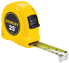 Load image into Gallery viewer, Stanley 25 Foot Tape Measure, 1" Width, Tru-Zero End Hook (30-455)