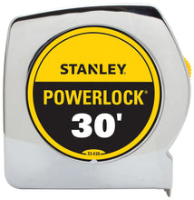 Load image into Gallery viewer, Stanley 30 Foot PowerLock Professional Tape Measure, 1" Width (33-430)