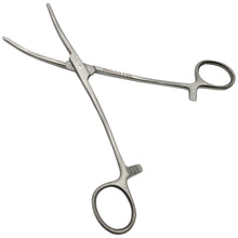 Load image into Gallery viewer, 7" Curved Nose Hemostat Clamp with Serrated Jaws