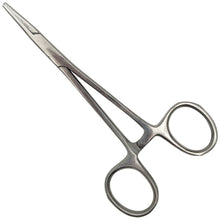Load image into Gallery viewer, 5" Straight Nose Hemostat Clamp with Serrated Jaws