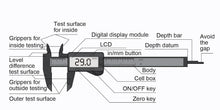 Load image into Gallery viewer, Small Digital Caliper 0-6" Mini Measuring Tool with Auto-Off Feature, Interchangeable Between inches and millimeters