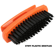 Load image into Gallery viewer, GreatNeck 6 Pack Fingernail Brushes, Orange Hard Bristle Nail Brushes | Professional Quality, Ideal for Mechanics and Gardeners, Men and Women | Convenient Handle for Deep Nail Cleaning (19025)