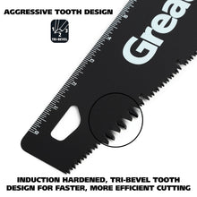Load image into Gallery viewer, GreatNeck 15 Inch Aggressive Tooth Handsaw, Aluminum Frame, Wood Saw, Branch Cutter, PVC Cutter, Tree Saw, Handsaw for Wood, Hand Saw for Trees (74003)