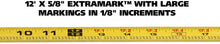 Load image into Gallery viewer, GreatNeck 12 Ft. x 5/8 Inch ExtraMark Tape Measure (95007)