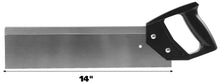 Load image into Gallery viewer, GreatNeck 12-Inch Mitre Box with 14-Inch Back Saw - Quickly Measure & Cut 45 and 90 Degree Angles (BSB14)