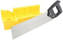 Load image into Gallery viewer, GreatNeck 12-Inch Mitre Box with 14-Inch Back Saw - Quickly Measure & Cut 45 and 90 Degree Angles (BSB14)