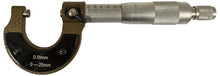 Load image into Gallery viewer, 0-25mm Metric Utility Micrometer with Storage Case, 0.01mm Accuracy