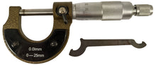 Load image into Gallery viewer, 0-25mm Metric Utility Micrometer with Storage Case, 0.01mm Accuracy