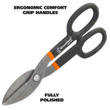 Load image into Gallery viewer, GreatNeck 10-Inch Tin Snips for Cutting Metal Sheet, Heavy Duty (T10SC)