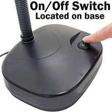 Load image into Gallery viewer, Tabletop Magnifying Light with 12" Flexible Neck, 4X and 8X Magnification, 11W Fluorescent Lamp
