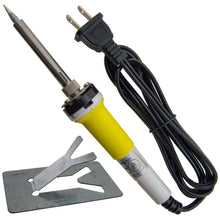 Load image into Gallery viewer, Bare Bones Toolkit - Soldering Iron, Solder, Desoldering Wick, Soldering Heatsink, Wire Stripper, Needle Nose Pliers, Mini Slotted Screwdriver