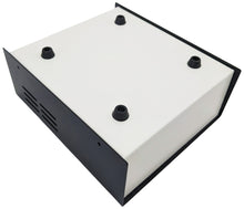 Load image into Gallery viewer, 6.37" x 7" x 2.75" Metal Project Box Enclosure with Ventilation Holes, Includes Screws and Rubber Feet