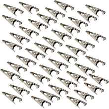 Load image into Gallery viewer, 100 Pack of Alligator Clips Solder Type, 1.09 Inches Long, Equivalent to Mueller Electric’s BU-30, RoHS Compliant