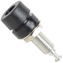 Load image into Gallery viewer, Black Panel Mount 4mm Banana Jack Connector (1581-0)