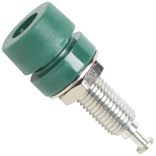 Load image into Gallery viewer, Green Panel Mount 4mm Banana Jack Connector (1581-5)