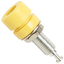 Load image into Gallery viewer, Yellow Panel Mount 4mm Banana Jack Connector (1581-4)