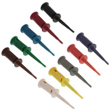 Load image into Gallery viewer, Pomona SMD Grabber Test Clip Kit, 10 Colors, 1.58" Length, 0.35" Diameter (5520)