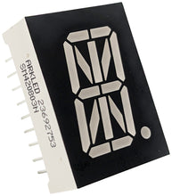 Load image into Gallery viewer, 4 Pack 0.8 inch (20mm) 16 Segment Single Digit Alphanumeric Display, Red, Common Cathode