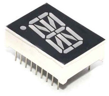 Load image into Gallery viewer, 0.8 inch (20mm) 16 Segment Single Digit Alphanumeric Display, Red, Common Cathode
