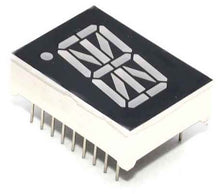 Load image into Gallery viewer, 0.8 inch (20mm) 16 Segment Single Digit Alphanumeric Display, Red, Common Cathode