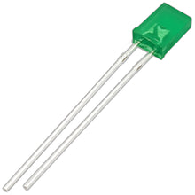Load image into Gallery viewer, 100 Pack Green Rectangular LED, Diffused Lens (5mm x 2mm x 7mm)